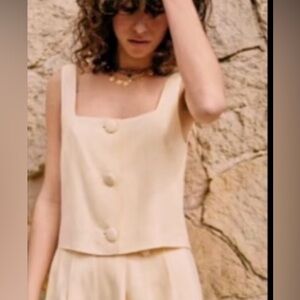 Sezane Thelma Top Ficelle - Size 40